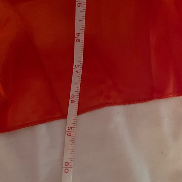 ππ Orange One Shoulder Satan Gownππ Worn once - Picture 7 of 9